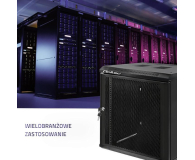 Qoltec Szafa RACK 19"  12U  600x635x450 - 1329954 - zdjęcie 2